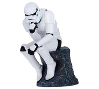 Nemesis Now Stormtrooper Figurine The Overthinker - Sous licence officielle peinte à la main en résine science-fiction Pose de penseur, 12 cm