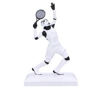 Nemesis Now Stormtrooper Serve It! Figurine de collection 18,8 cm - Stormtrooper original jouant au tennis avec raquette - Cadeaux et marchandises pour les fans