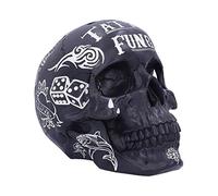 Nemesis Now Tête de Mort en polyrésine Noir et Blanc Taille Unique