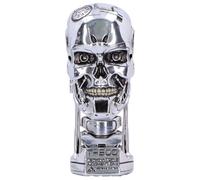 Nemesis Now Terminator 2 Judgment Day T-800 Figurine lumineuse | Statue sous licence officielle LED - Tête de mort - 21 cm