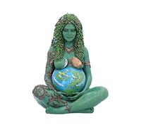 Nemesis Now – Figurine d'art peinte Terre Mère – Terre Gaia 17,5 cm Vert