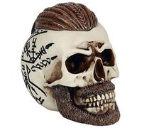 Nemesis Now – Tête de mort Ragnar – Résine ivoire 16 cm – Taille unique