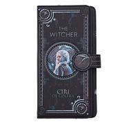 Nemesis Now The Witcher Ciri Sac à Main en Cuir PU 18,5 cm Noir Produit sous Licence Officielle The Witcher Portefeuille en Relief Ciri 4 Compartiments pour espèces et 12 Cartes, Noir, 18.5cm,