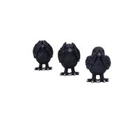 Nemesis Now – Trois Corbeaux de la Sagesse – Noir, 8,7 cm (B6023V2)