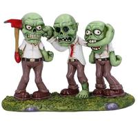 Nemesis Now Three Wise Zombies Figurine de créature Mort-Vivante en résine Vert 15,5 cm
