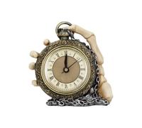 Nemesis Now Horloge About Time – 14 cm, résine dorée – Taille Unique