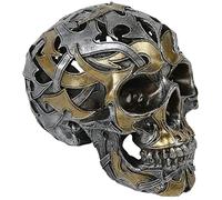 Nemesis Now Tribal Traditions Grande Figurine crâne 19,5 cm, résine, Argent, Taille Unique