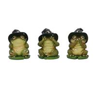 Nemesis Now Animal Three Wise Figurine Trio, Resin, Multicolour, 10cm