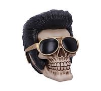 Nemesis Now Uh Huh The King Elvis Tête de Mort 17 cm