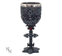 Nemesis Now Gobelet vampires en résine avec insert en acier inoxydable Noir 18,8 cm Taille unique
