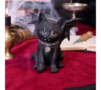 Nemesis Now - Vampuss - Figurine de chat chauve-souris noir 16cm Noir
