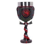 Nemesis Now Verre à démon Targaryen de la Maison du Dragon 19,5 cm, résine, noir, produit officiel de la Maison du Dragon, gobelet de la maison du dragon, coulé dans la meilleure résine, habilement