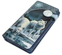 Nemesis Now Lisa Parker Portefeuille en polyuréthane avec Motif Warriors of Winter en Relief Bleu 19 cm Taille Unique