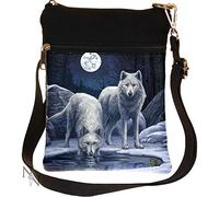 Nemesis Now Warriors of Winter Lisa Parker Sac à bandoulière en PU et Toile Noir 23 cm Taille Unique