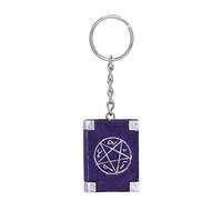 Nemesis Now Witches Grimoire Porte-clés Livre des Sorts Violet 4,5 cm