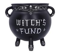 Nemesis Now Witch's Fund Tirelire en résine Noir 16,5 cm