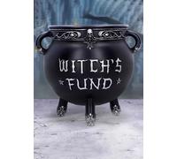 Nemesis Now Witch's Fund Tirelire en résine Noir 16,5 cm