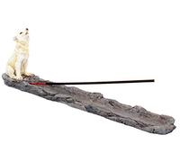 Nemesis Now Wolf Call Brûleur d'encens Blanc 29 cm