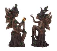 Nemesis Now Woodland Beauty Lot de 2 Figurines en résine Marron 15,5 cm