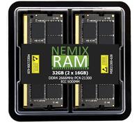 NEMIX RAM Memorycity Kit de mémoire NAS DDR4 2666 MHz PC4-21300 2Rx8 1,2 V 260 broches ECC sans tampon compatible avec Synology DiskStation DS3622xs+