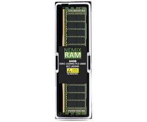 Nemix Ram Remplacement pour Samsung M386B8G70DE0-YH93 DDR3L-1333 Charge Reduced DIMM 8Rx4 64 Go
