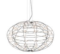 Nemo Chloris Suspension LED nickel Ce luminaire comporte des modules à LED prémontés de classes énergétiques A A++, A+, A