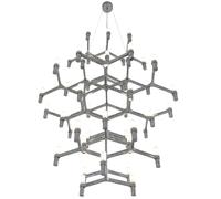 Nemo Crown Summa Kronleuchter, aluminium poli