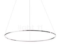 Nemo Ellisse Suspension LED aluminium poliert - downlight - 135 cm Ce luminaire comporte des modules à LED prémontés de classes énergétiques A A++, A+, A