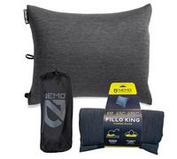 NEMO Equipment Fillo King Oreiller de camping de luxe - Noir perle/bourgeon de bouleau