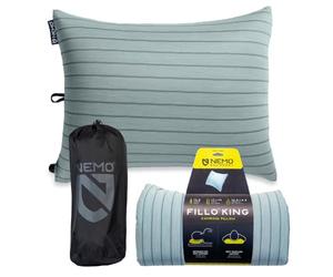 Nemo Equipment Unisex Fillo King Oreiller, silt Stripe, One Size