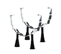 Nemo jeu de pieds métal et PVC pour baignoires en acier émaillé 1091527