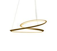 Nemo Kepler Suspension LED doré - 84 cm - uplight Ce luminaire comporte des modules à LED prémontés de classes énergétiques A A++, A+, A