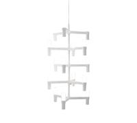 NEMO lampe à suspension CROWN MULTI (Blanc Opaque - Aluminium)
