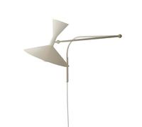 NEMO lampe murale applique LAMPE DE MARSEILLE (Blanc chaux RAL 9002 - Mtal)
