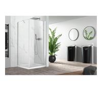 Nemo Pina paroi latérale 90x200cm 6mm verre de sécurité clair Blanc mat 450.002.088.VM