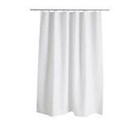 Nemo Rideau de douche PEVA plastique souple épaisseur 0,3 mm 1350 x 2000 mm blanc opaque 9 oeillets sans anneaux sans barre 315024001