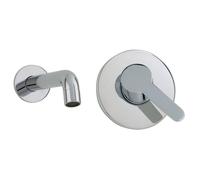 Nemo Spring Lana robinet mélangeur de lavabo encastré montage monocommande avec bec verseur chrome 201702C