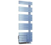 Nemo Spring modena air 1418 x 550 hf radiateur sèche-serviettes version hydraulique avec booster prémonté 1000 w câble sans fiche acier h 1458 x l 550 mm 6051000 w 1000 w blanc ral 9016 SUL055B01VM01N