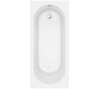 Nemo Spring Nantes baignoire encastrée mono vidage D52 170x75x40cm 185L avec jeu de pieds acrylique blanc GA42101