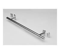 Nemo Spring porte-serviettes réglable l 500 mm chromé pour radiateurs à panneaux verticaux avec panneau frontal profilé et avec panneau frontal plat. HDA500VMC