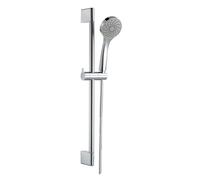 Nemo Start Lugo Ensemble de douche 65cm avec fixation et flexible lisse 1 jet chrome S0821+T0201+HOSE 1.75M