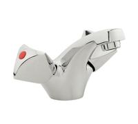 Nemo Start Riga mitigeur de lavabo à deux poignées monotrou avec bec fixe vidage avec chaîne chrome 17.002-CROM