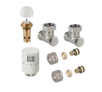 Nemo Start robinet de radiateur - pour radiateurs panneaux horizontaux Multicompact - blanc KV73112QORVMK