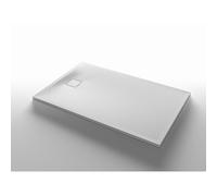 Nemo Stock Lapis 20 receveur de douche 140x90x4cm incl plan de couverture en minéral composite structure lisse blanc M08213A500