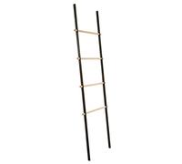 Nemo Stock Sano porte-serviettes échelle 1700 x 490 x 30 mm matériau inox chêne finition bois noir CP350 MIT ON