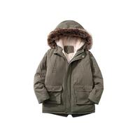 Nemopter Manteau Enfant Garçon Doudoune Garçon Hiver Automne Chaud Capuche Zip Vêtement Enfant Blouson Ski Vêtements