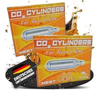 Nemt - Lot de 20 cartouches de CO2 pour tireuses à bière de tout type, contient 16 g de CO2 A 1 pièce