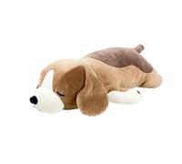Nemu Nemu Animals - Grosse Peluche Chien Beagle - Grande Peluche Animaux Extra Douce et Douillette - Conçu au Japon - Taille L - 54 cm