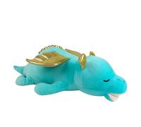 Nemu Nemu Animals - Grosse Peluche Kawaii Dragon Doré - Grande Peluche Animaux Extra Douce et Douillette - Conçu au Japon - Taille L - 56 cm - Coussin Kawaii