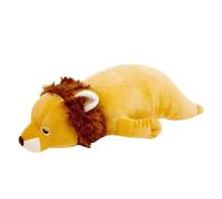 Nemu Nemu Animals - Grosse Peluche Lion - Grande Peluche Lion Animaux Extra Douce et Douillette - Conçu au Japon - Taille L - 53 cm - Peluche Kawaii Coussin